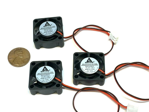 3 Pieces GDSTIME 24v 2pin computer 3d printer fan ender small blower 2pin B18