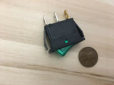 1 Piece G124 Green Rocker switch on off 3 pin 16A/250V 20A/125V car C23