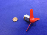 1 Piece 130 propeller 6v 3v rpm DC MOTOR fan brushed small B6