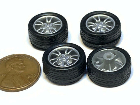 4 Pieces Rubber Small toy 16MM Diameter 2mm Car Robot Tire Wheel DC 4pcs A16