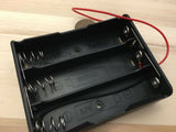 2 Pieces -- three 3 slots  18650 Battery Clip Holder Box Case Wire Lead 3.7V C21