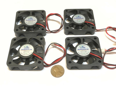 4 Pieces 5010 5V fan 50mm 5cm Extruder Cooling Heatsink Gdstime 3d printer C13
