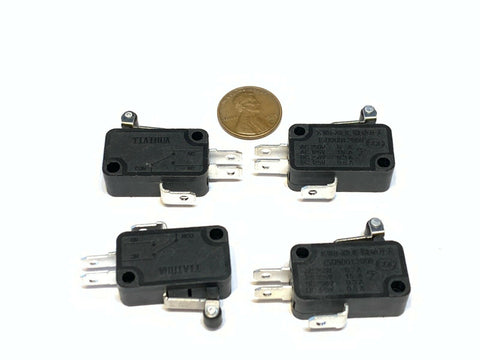 4 Pieces Black Limit Switch rollar roller micro small 3d printer cnc Lever c19