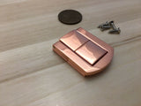 1 Piece - Rose gold pink clasp Mini latch lock small hook metal purse DIY C29
