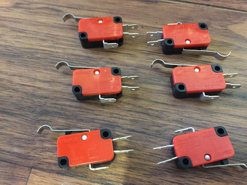 6 Pieces  Micro Limit Switch with Lever 15A 125/250VAC c16