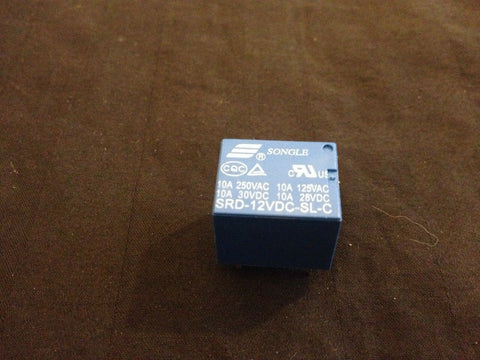 10A 5 pins SONGLE SRD PCB power Relay SRD-12VDC-SL-C b13