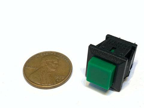 1 Piece square Green Latching DS-430 push button switch normally open on off A27