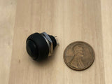 2 Black Normally open ON/Off SPST Momentary Round Push 12mm Button Switch A4