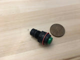 1 Piece Green latching 10mm hole Self-locking Push Button Switch ON/OFF C31
