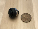 6 Black Normally open ON/Off SPST Momentary Round Push 12mm Button Switch A4