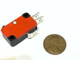 2 Pieces Bump Micro Limit Switch with no Lever v-15-1c25 15A 125/250VAC A14