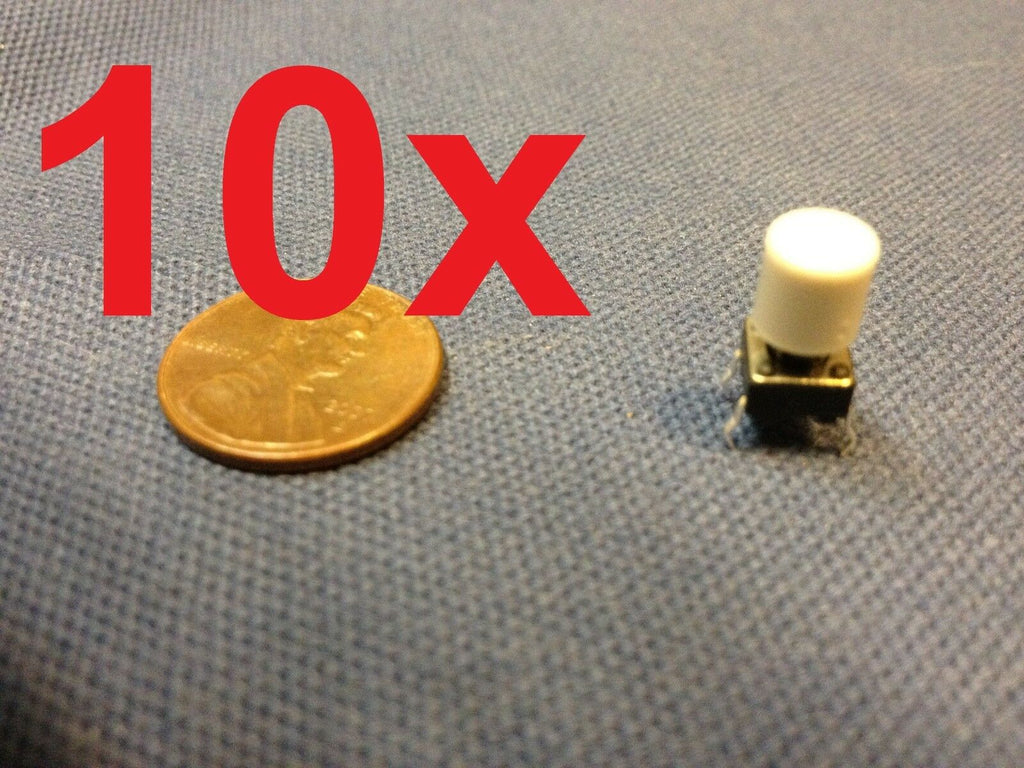 Grey 10 pieces + plastic cap 6x6x7mm Tactile Push Button Switch 10pcs 10x c1