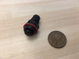 1 Pieces Black latching 10mm hole Self-locking Push Button Switch ON/OFF C31