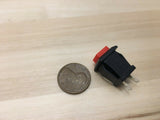 3 Pieces square RED push button switch momentary normally open no boat car c6