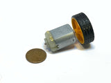 1 set Motor Small toy 30MM Diameter 2mm shaft Car Robot Tire Wheel DC 4pcs C20