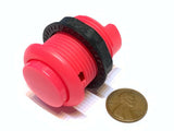 1 Piece Pink Arcade momentary PUSH BUTTON SWITCH DC N/O normally open on/off B28