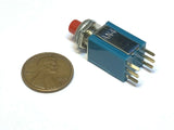1 Piece - AN4 2x2 blue red ON(ON)Momentary 1A 8mm push button switch machine A13