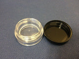 25x JAR cosmetic container 2 gram 2g Small Round Bottle plastic storage c7