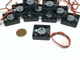 10 Pieces Fan small 3cm 7mm 12v 3007 30mm cnc blow brushless GDSTIME 2pin v6 A31