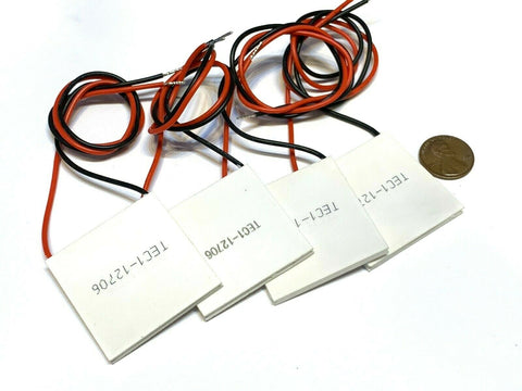 4 Pieces TEC1-12706 Heatsink Thermoelectric Cooler Cooling Peltier 12V 60W B5