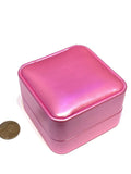 Pink ring box double large wedding Engagement RING Jewelry Gift Box c37