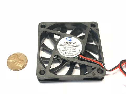 1 Piece 6010 Gdstime Fan 5v 60mm 6cm Cooling Ventilation Axial Cooler C32