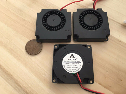 3 Pieces 4010s Gdstime Centrifugal dc 40mm 12V computer blower Fan brushless C4