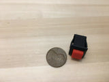 4 Pieces square RED push button switch momentary normally open no boat car c6