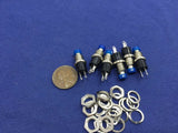 6 Pieces BLUE -- Mini Push Button SPST Momentary N/O OFF-ON Switch 6mm FL6022 c1