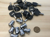 8 sets Key Ignition 12mm Switch OFF-ON Lock metal lock security C33