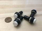 4 Pieces White PUSH BUTTON SWITCH DC 6A Momentary N/O normally open on/off C18