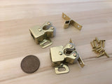 2 Pieces Gold Double roller catch Chest Box Latch Clasp Toggle cabinet Latch C34