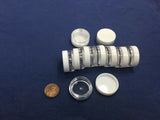 10x White clear JAR cosmetic container 2g Small Round Bottle plastic storage c17