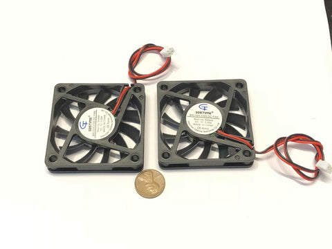 2 Pieces 6010 Gdstime Fan 5v 60mm 6cm Cooling Ventilation Axial Cooler C32