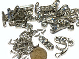 10 pieces BXR brand S Silver Nickle Wood Box Case Latch Clasp small metal a10