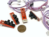 4 Pieces Optical Endstop Limit Switch RAMPS 1.4 Board 3D Printer 3Pin Cable A27