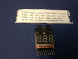 Lipo Battery Voltage Tester Volt Meter Monitor 1-8S w Low Voltage Alarm US Stock