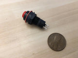1 Piece RED latching 10mm hole Self-locking Push Button Switch ON/OFF C31