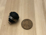 2 Black Normally open ON/Off SPST Momentary Round Push 12mm Button Switch A4