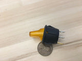 3 Pieces Yellow LED 10A ON OFF Toggle Switch 12v illuminated lamp 3 pin C29