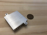 1 Piece - Silver IC LED Aluminum Cooling Fan Heatsink Cooler 55mm hole CPU C34