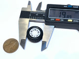4 sets Rubber Small toy 20MM Diameter 2mm shaft Car Robot Tire Wheel DC 4pcs C21
