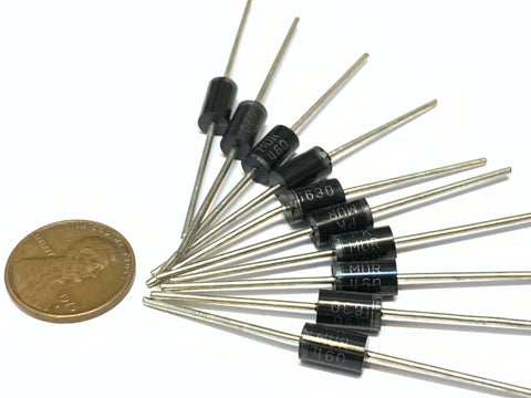 10 Pieces - MUR460 4 amp 4A 600V DO-201AD solar Diode transistor module C20