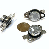3 Pieces N/C 130ºC 266ºF normally closed Thermal  Thermostat switch KSD301 C26