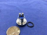 2 Pcs N/O12mm Starter Switch Boat Momentary Push Button Stainless Steel Metal c2