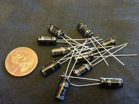 10 Pieces  25V 33UF Electrolytic Capacitor 5x11mm Radial C8