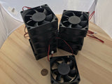 10 Pieces Gdstime 7025s 70x70x25mm 2 wires Brushless DC Cooling Fan 12V Fans C10