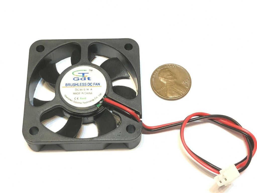 1 Piece 5010 5V fan 50mm 5cm Extruder Cooling Heatsink Gdstime 3d printer C13