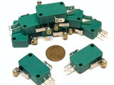 8 Pieces Green kw1-103 limit switch roller SPDT Snap Action LOT bulk  NC NO A13
