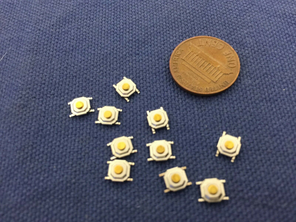 10 Pieces SMT Tactile Tact Push Button Micro Switch Momentary ROHS c10